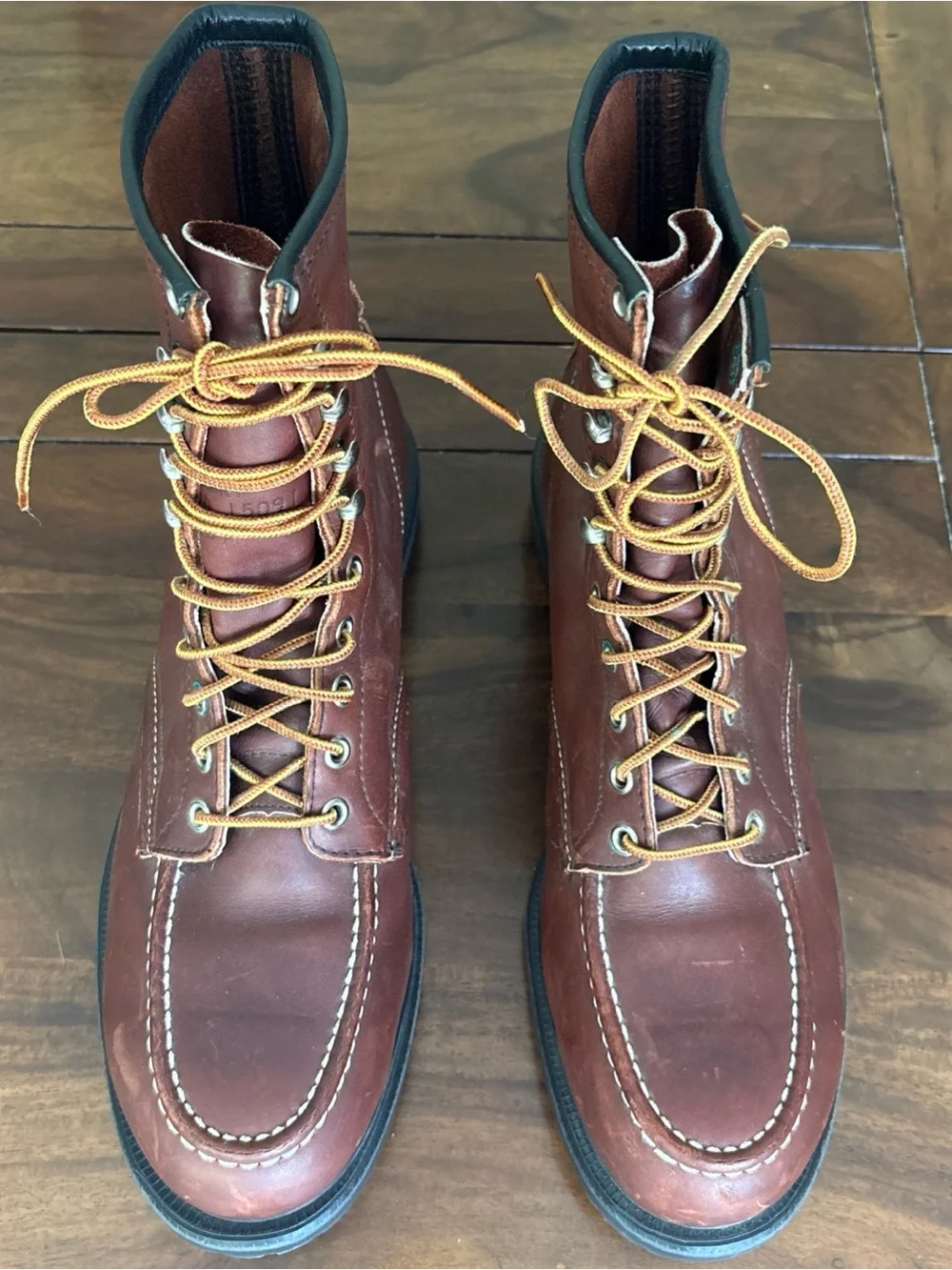 Red Wing Men's 11.5 Brown Leather Steel Toe Work Boots